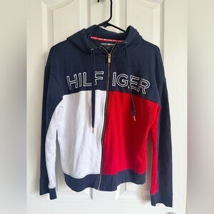 Tommy Hilfiger Sport Navy Zip-Up Jacket with Hoodie